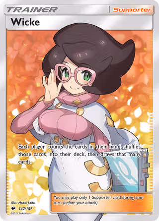Wicke 147/147 Pokemon card