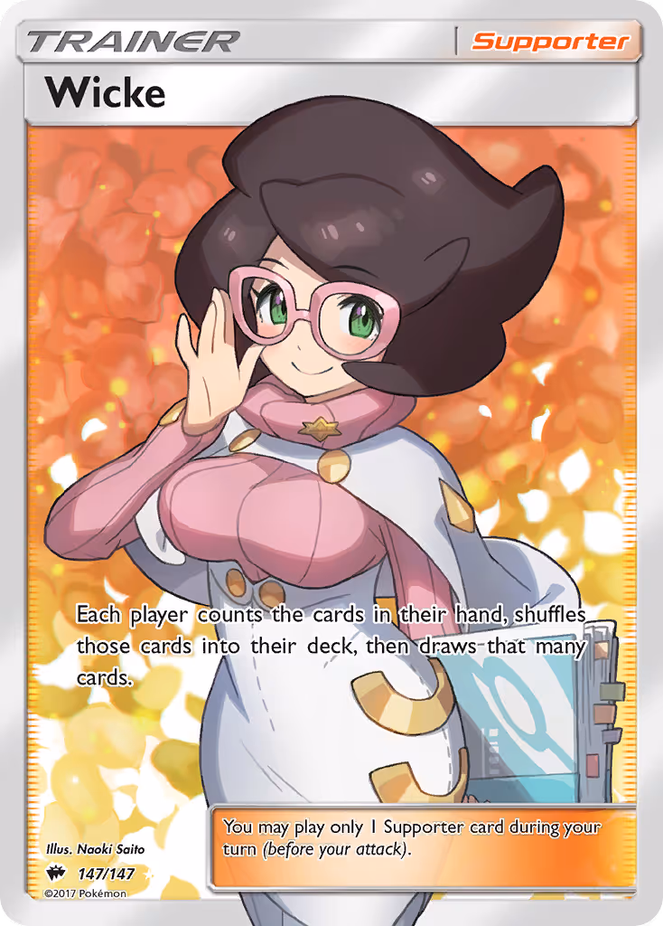 Wicke 147/147 Pokemon card
