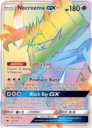 Necrozma GX 153/147 Pokemon card