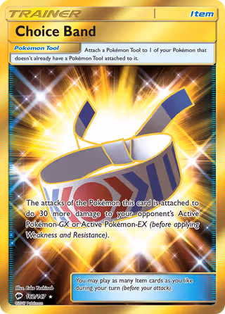 Choice Band 162/147 Pokemon card