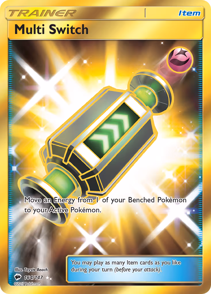 Multi Switch 164/147 Pokemon card