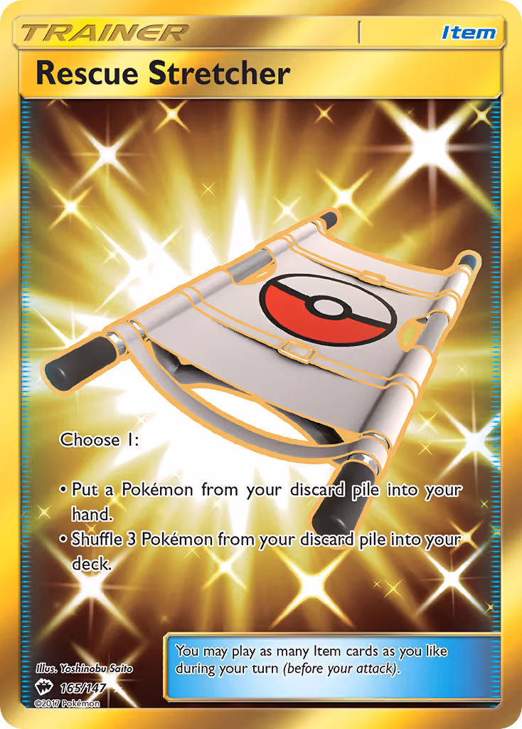 Rescue Stretcher 165/147 Pokemon card