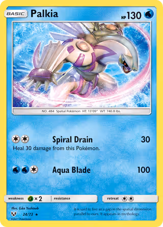 Palkia 24/73 Pokemon card
