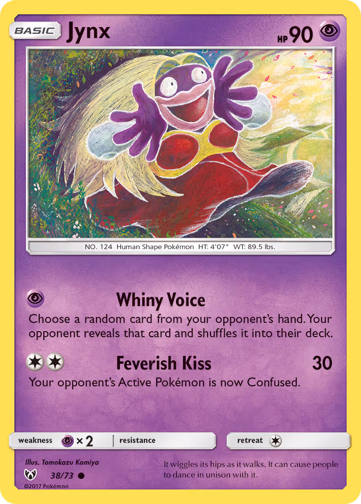 Jynx 38/73 Pokemon card