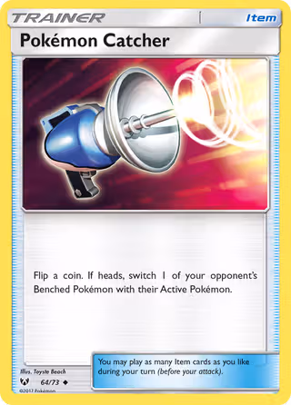 Pokémon Catcher 64/73 Pokemon card