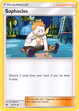Sophocles 65/73 Pokemon card