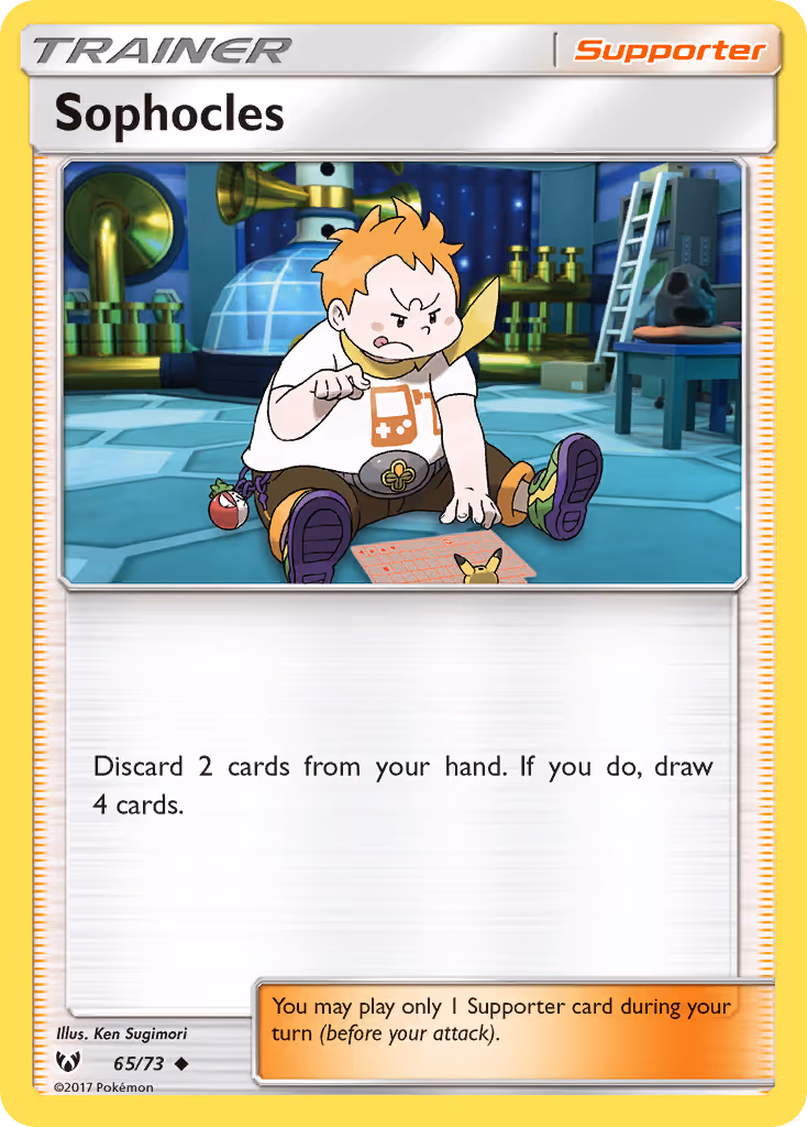 Sophocles 65/73 Pokemon card
