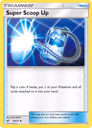 Super Scoop Up 66/73 Pokemon card