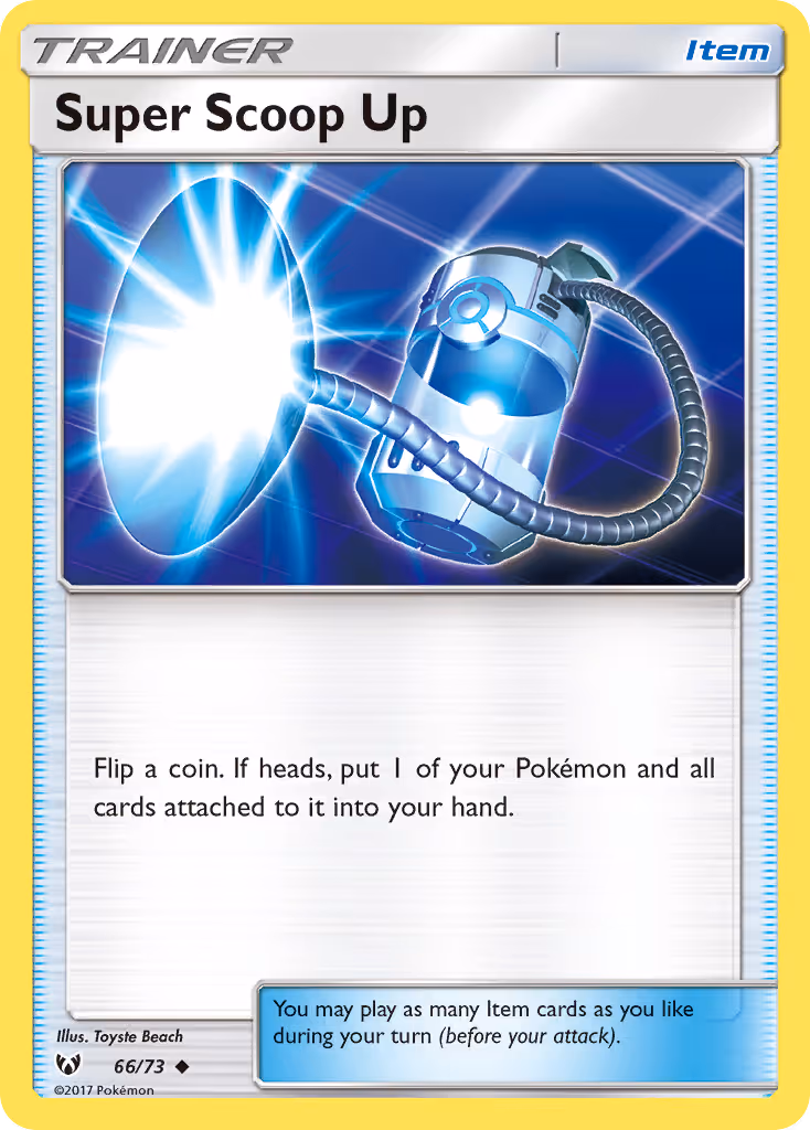 Super Scoop Up 66/73 Pokemon card
