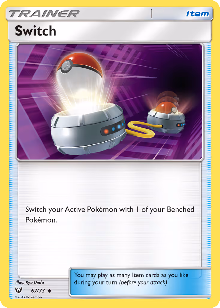 Switch 67/73 Pokemon card