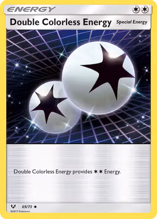 Double Colorless Energy 69/73 Pokemon card