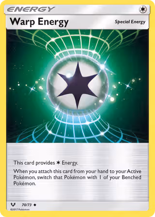 Warp Energy 70/73 Pokemon card