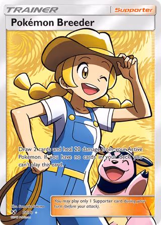 Pokémon Breeder 73/73 Pokemon card