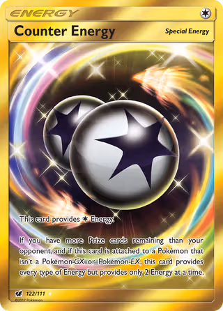 Counter Energy 122/111 Pokemon card
