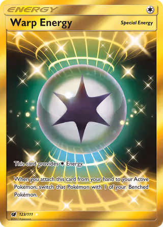 Warp Energy 123/111 Pokemon card