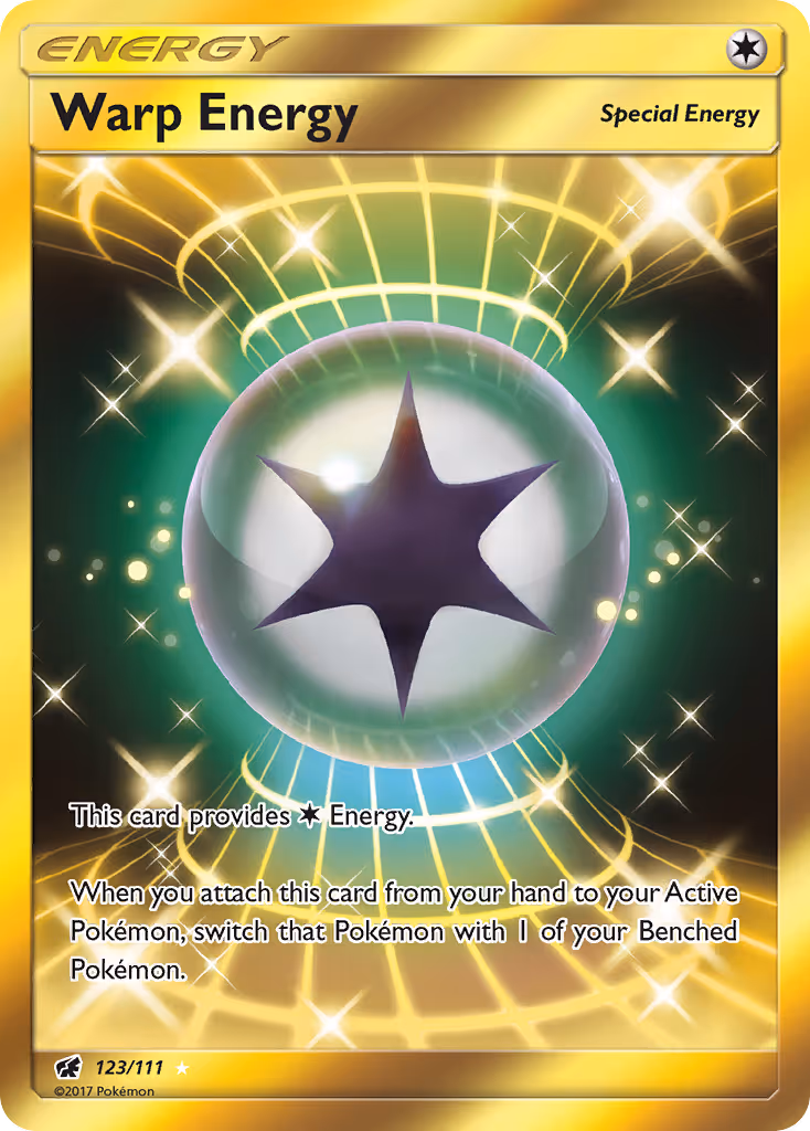 Warp Energy 123/111 Pokemon card