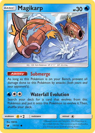 Magikarp 17/111 Pokemon card