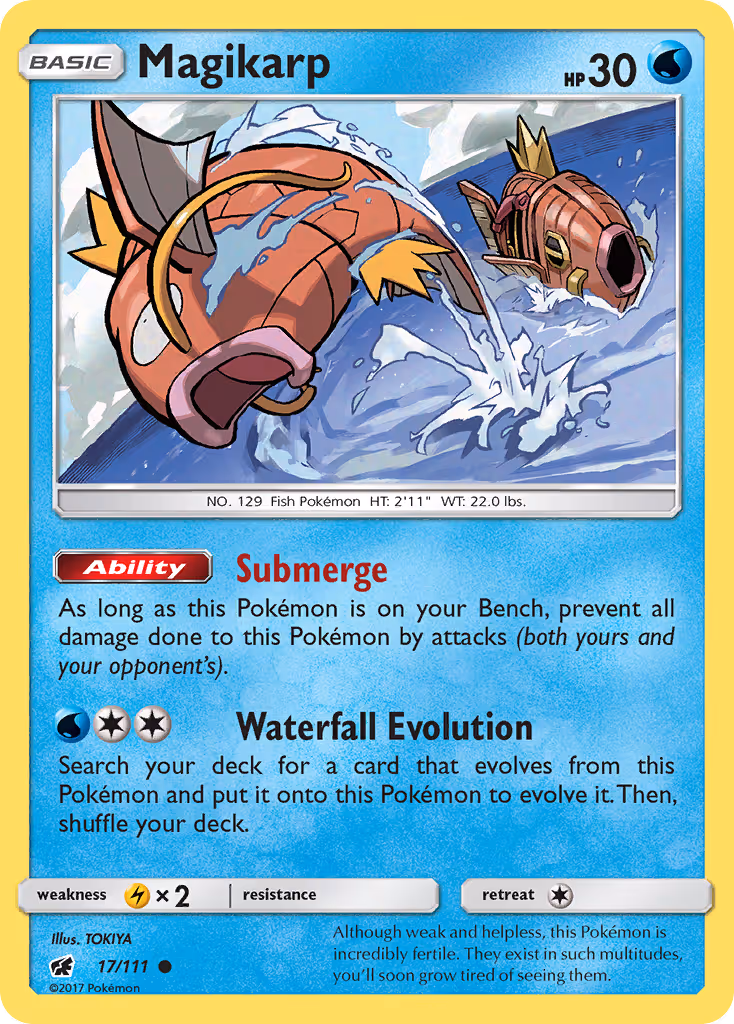 Magikarp 17/111 Pokemon card