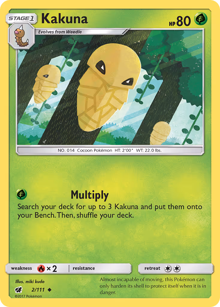 Kakuna 2/111 Pokemon card