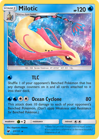 Milotic 27/111 Pokemon card