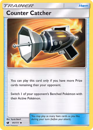 Counter Catcher 91/111 Pokemon card