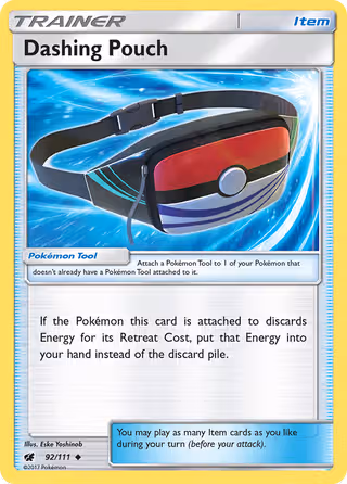 Dashing Pouch 92/111 Pokemon card