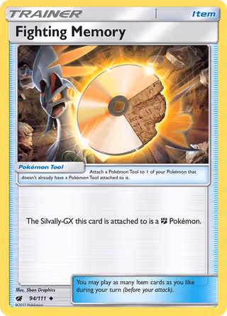 Fighting Memory 94/111 Pokemon card
