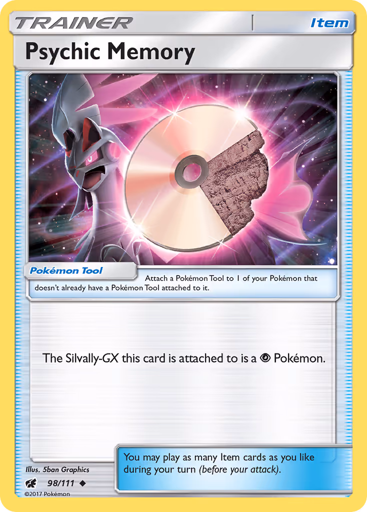 Psychic Memory 98/111 Pokemon card
