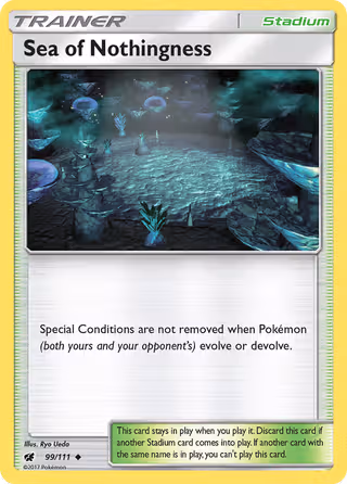 Sea of Nothingness 99/111 Pokemon card