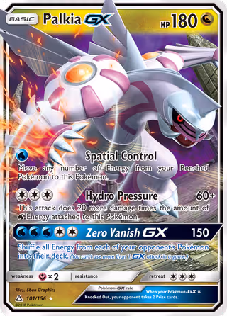 Palkia GX 101/156 Pokemon card