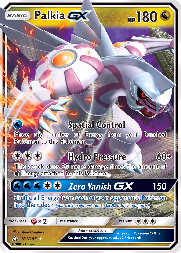 Palkia GX 101/156 Pokemon card