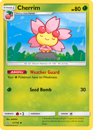 Cherrim 11/156 Pokemon card