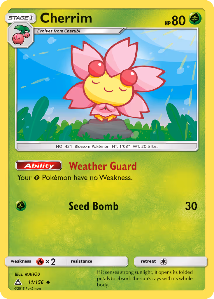 Cherrim 11/156 Pokemon card
