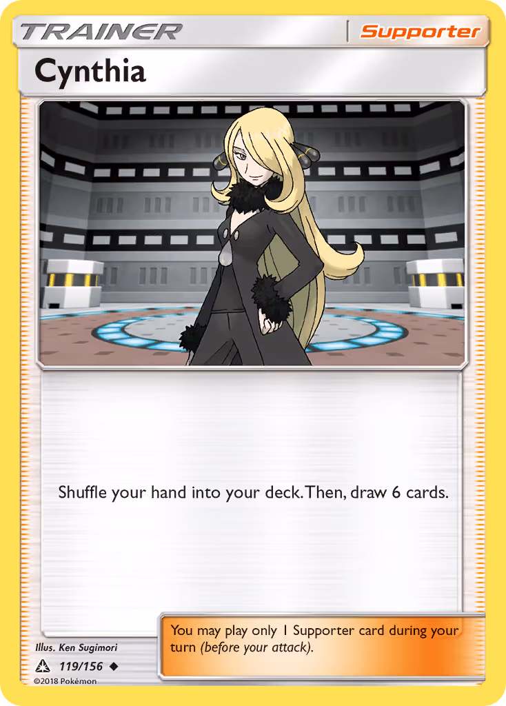 Cynthia 119/156 Pokemon card