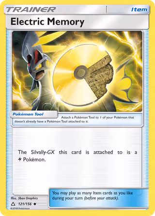 Electric Memory 121/156 Pokemon card