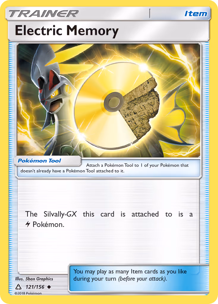 Electric Memory 121/156 Pokemon card