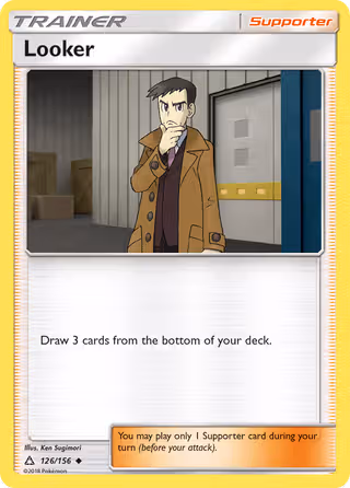Looker 126/156 Pokemon card