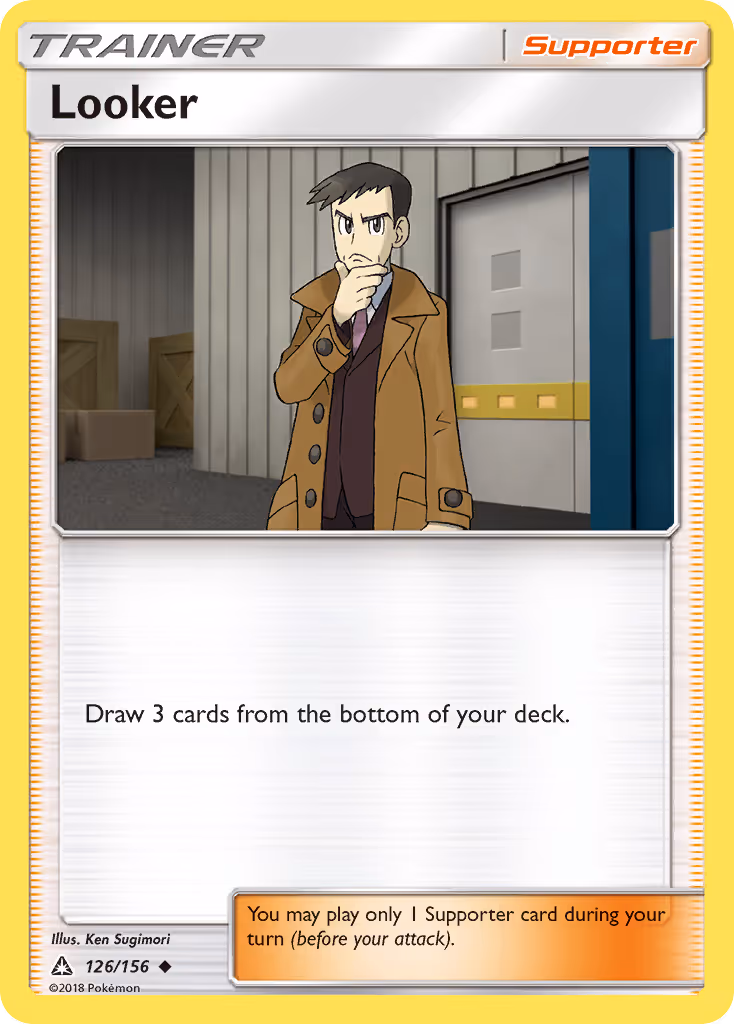 Looker 126/156 Pokemon card