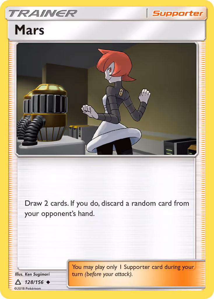 Mars 128/156 Pokemon card