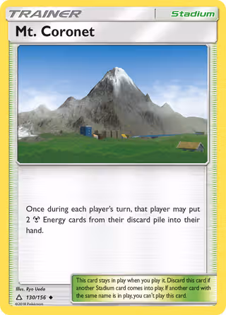 Mt. Coronet 130/156 Pokemon card