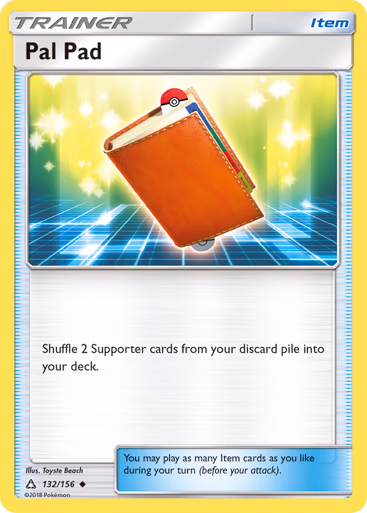 Pal Pad 132/156 Pokemon card