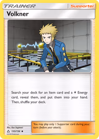 Volkner 135/156 Pokemon card