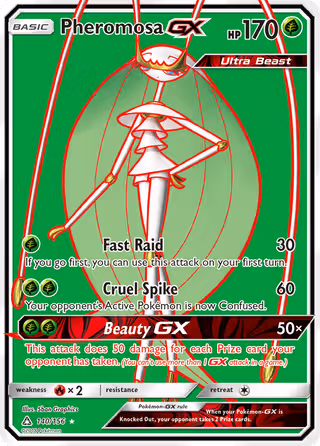 Pheromosa GX 140/156 Pokemon card