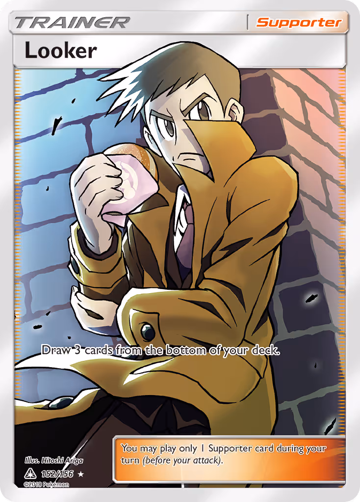 Looker 152/156 Pokemon card
