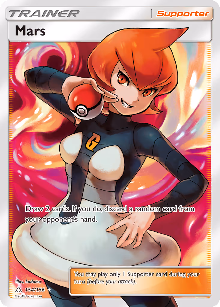 Mars 154/156 Pokemon card