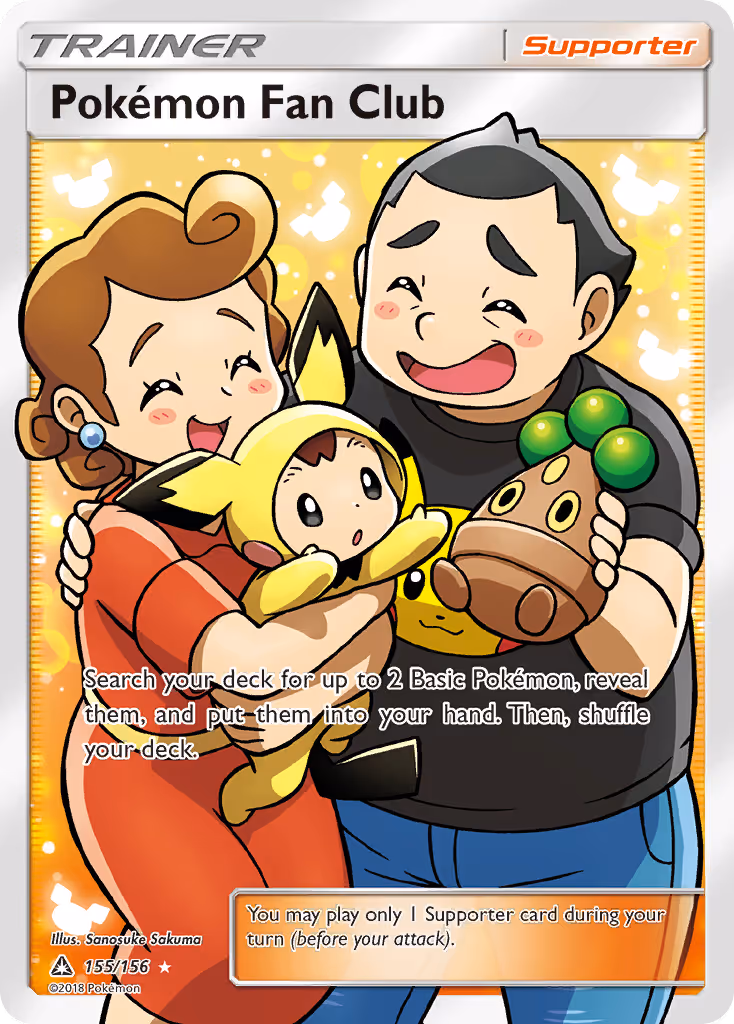 Pokémon Fan Club 155/156 Pokemon card