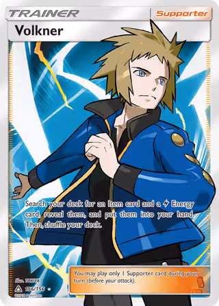 Volkner 156/156 Pokemon card
