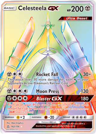 Celesteela GX 162/156 Pokemon card