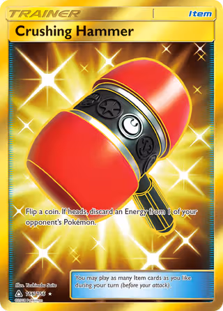 Crushing Hammer 166/156 Pokemon card