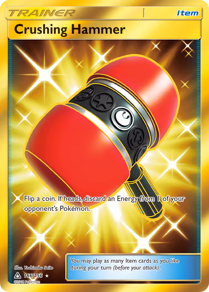 Crushing Hammer 166/156 Pokemon card